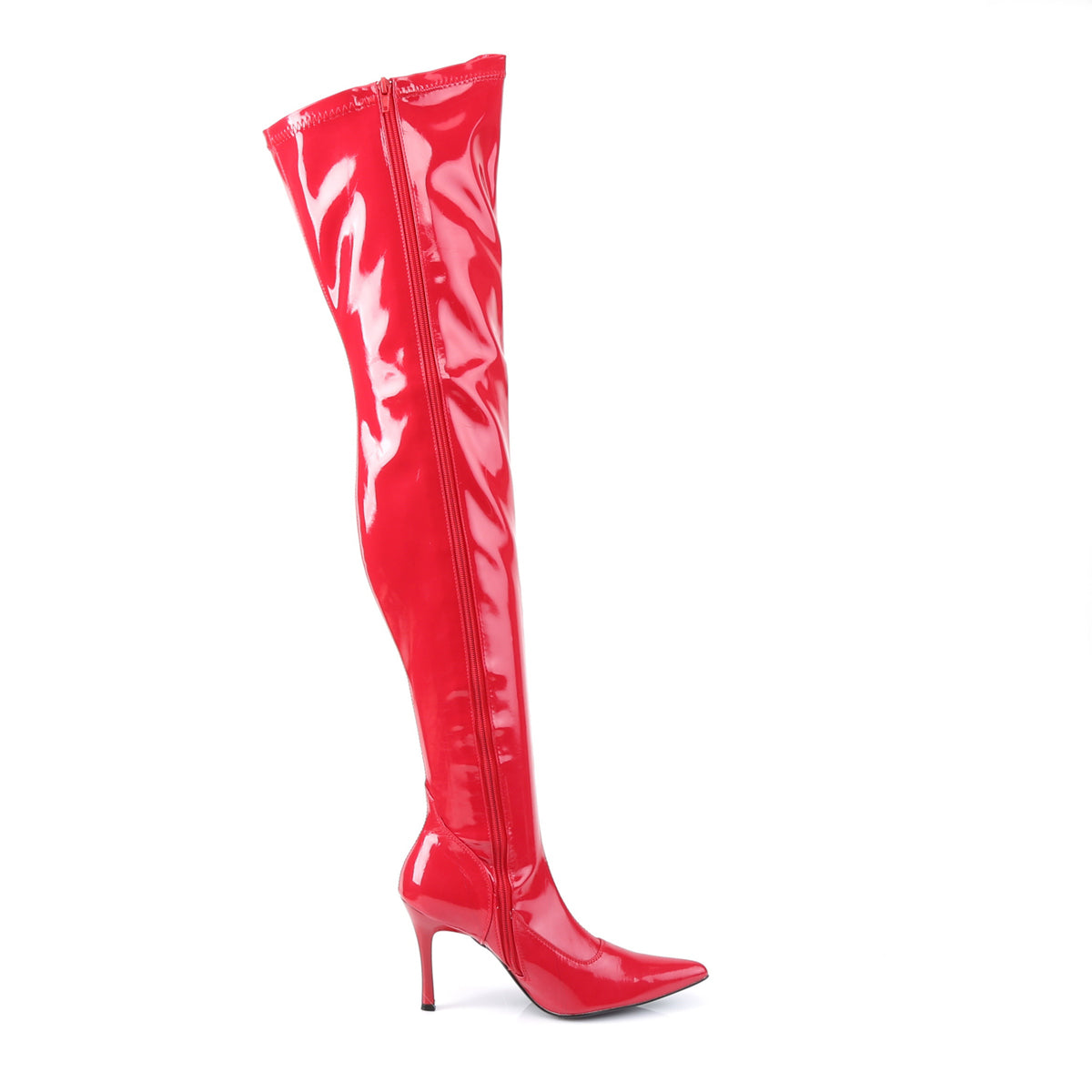 LUST-3000 *3 3/4" Heel Stretch Pat Knee Boot