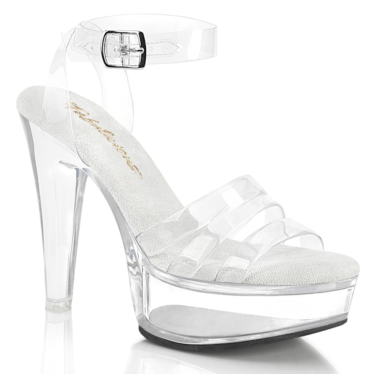 MARTINI-505 5" Heel, 1 3/4" PF Wrap Around Ankle Strap Sandal
