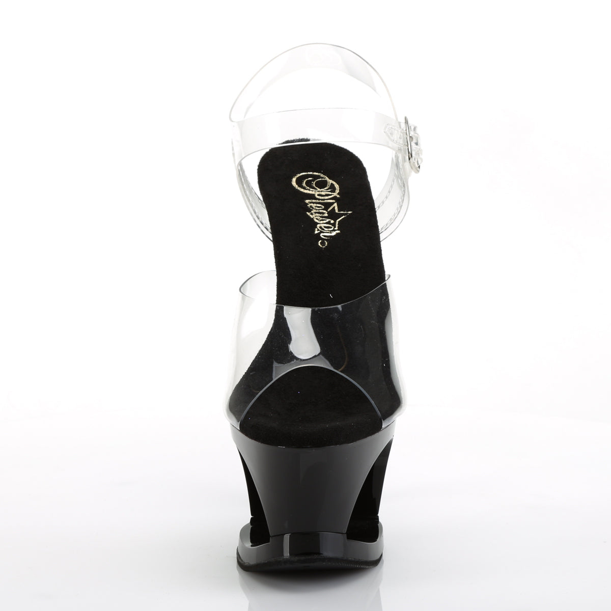 MOON-708HRS 7" Heel, 2 3/4" Cut-Out PF Ankle Strap Sandal
