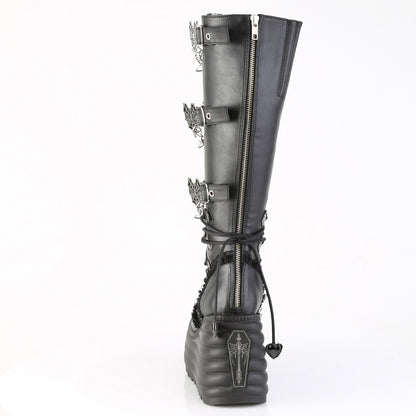 MORTE-215 4 1/2" Platform Knee High Boot, Inside Zip