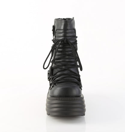 MORTE-68 4 1/2" Platform Ankle Boot, Back Zip