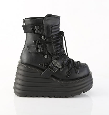MORTE-68 4 1/2" Platform Ankle Boot, Back Zip