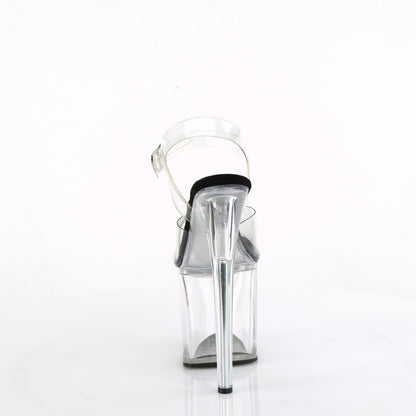 NAUGHTY-808 8" Heel, 4" PF Comfort Width Ankle Strap Sandal