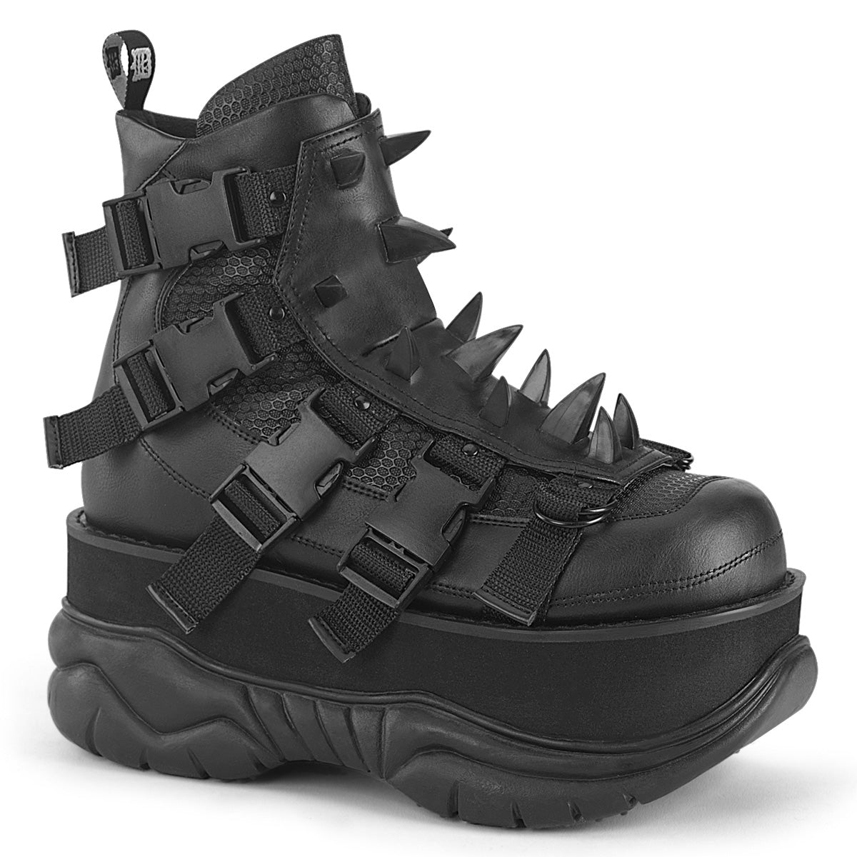 NEPTUNE-68 3" Platform Ankle Boot, Inside Zip