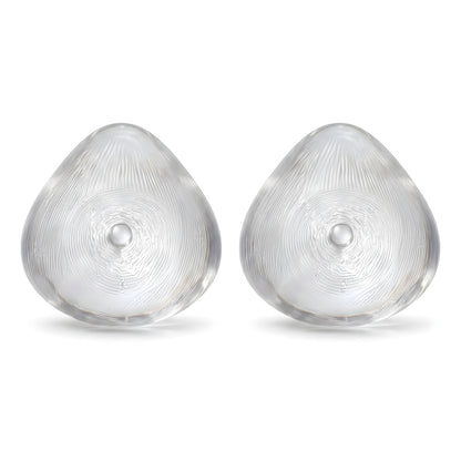 ENVY BODY SHOP Triangle Essential Premier Asymmetrical Swim Breast Forms,Concave for Swimwear & Mastectomy