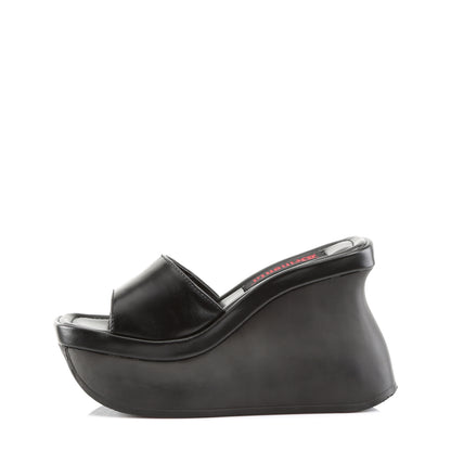 PACE-01 4 1/2" Goth Punk Wedge PF Sandal
