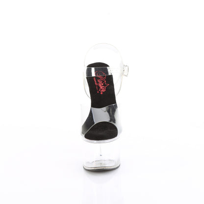 PASSION-708 7" Heel, 2 3/4" PF Comfort Width Ankle Strap Sandal