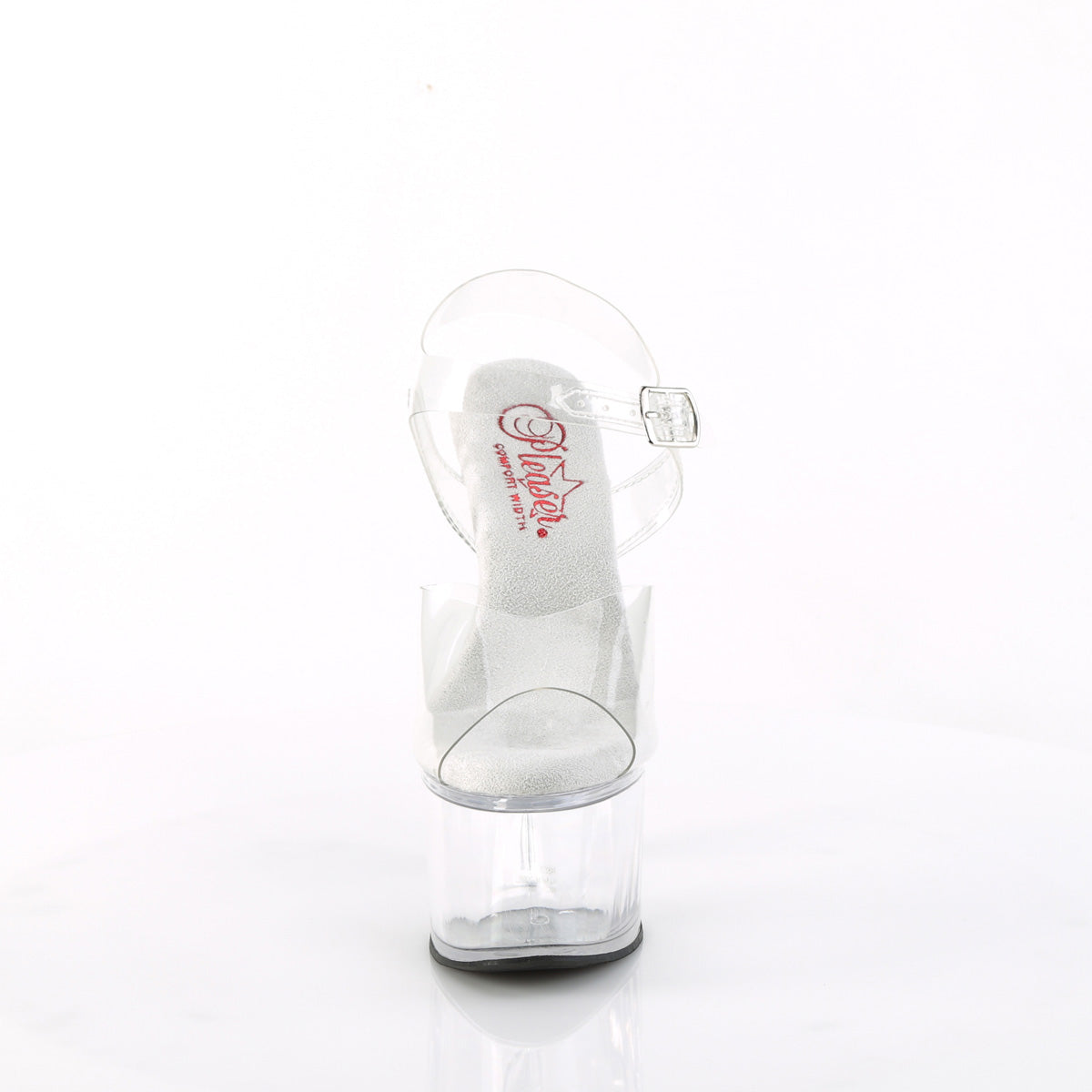 PASSION-708 7" Heel, 2 3/4" PF Comfort Width Ankle Strap Sandal
