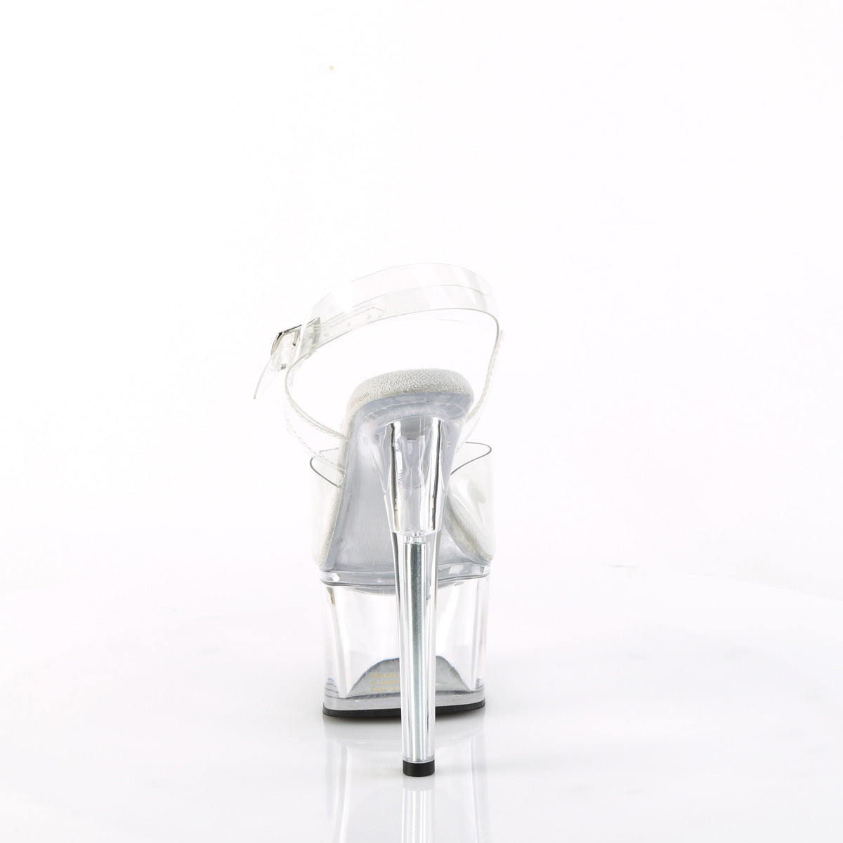 PASSION-708 7" Heel, 2 3/4" PF Comfort Width Ankle Strap Sandal