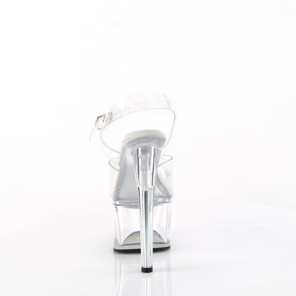 PASSION-708 7" Heel, 2 3/4" PF Comfort Width Ankle Strap Sandal