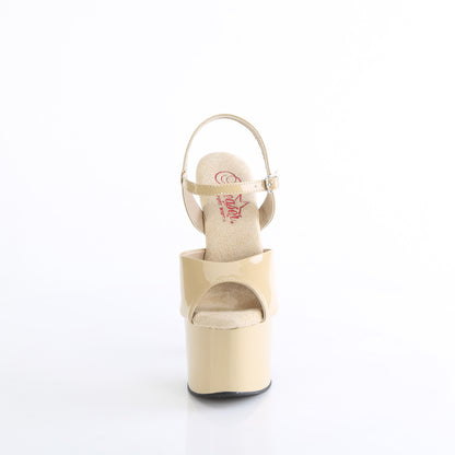 PASSION-709 7" Heel, 2 3/4" PF Ankle Strap Sandal