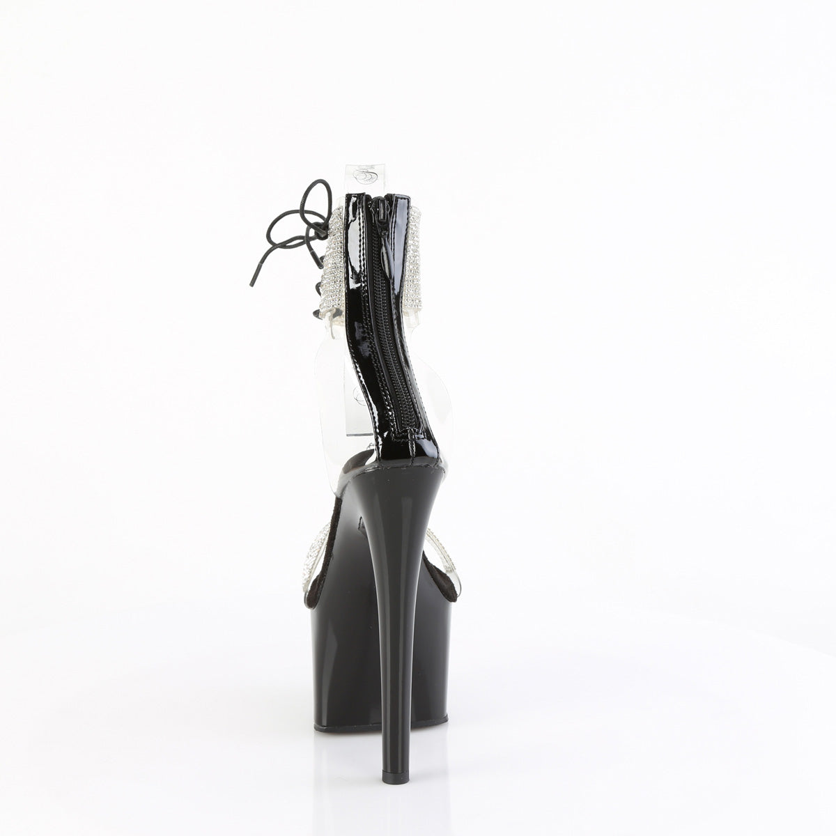 PASSION-727RS *7" Heel, 2 3/4" PF RS Embellished Ankle Cuff Sandal, Back