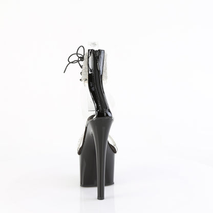 PASSION-727RS *7" Heel, 2 3/4" PF RS Embellished Ankle Cuff Sandal, Back