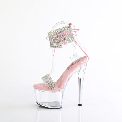 PASSION-727RS *7" Heel, 2 3/4" PF RS Embellished Ankle Cuff Sandal, Back