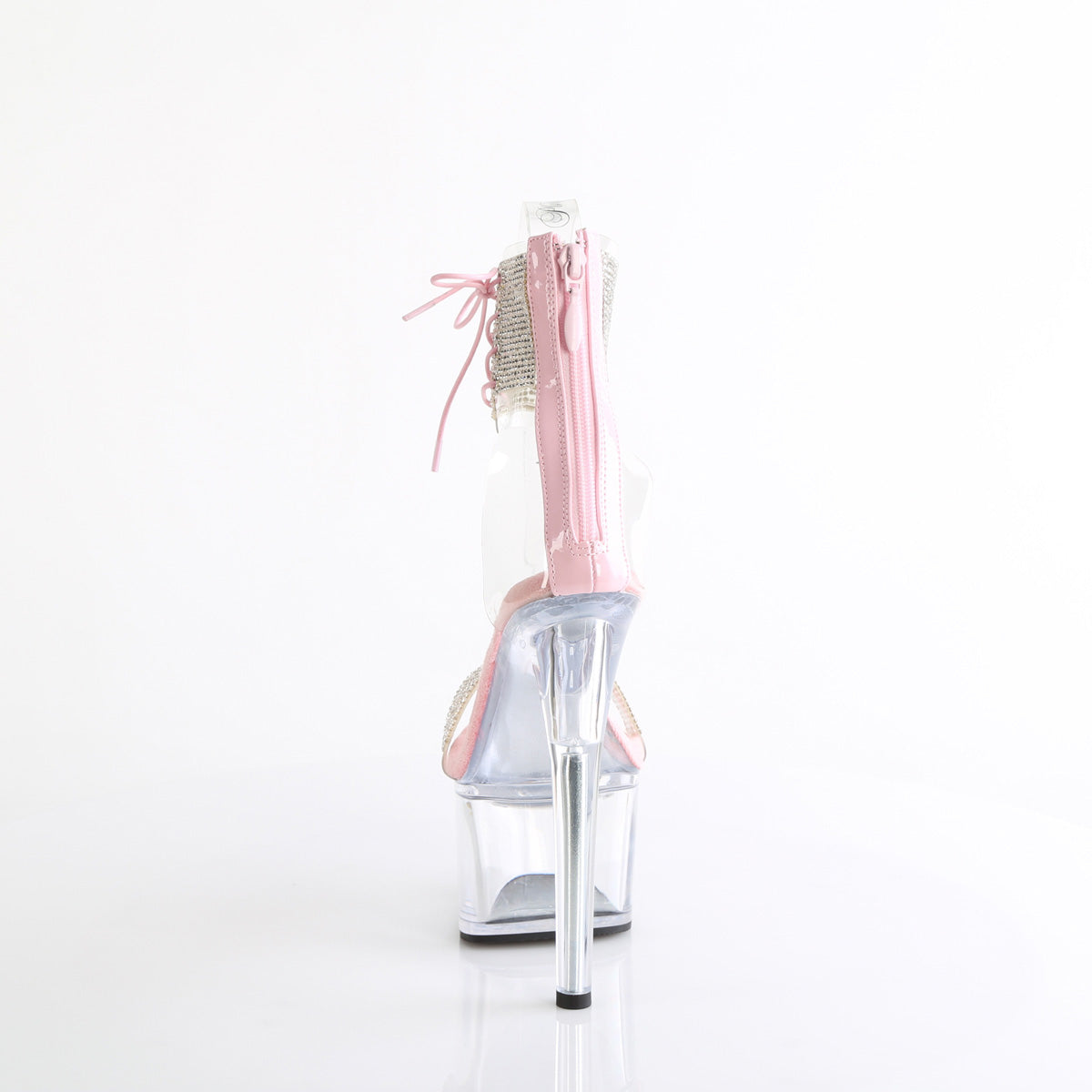 PASSION-727RS *7" Heel, 2 3/4" PF RS Embellished Ankle Cuff Sandal, Back
