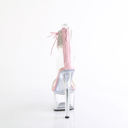 PASSION-727RS *7" Heel, 2 3/4" PF RS Embellished Ankle Cuff Sandal, Back