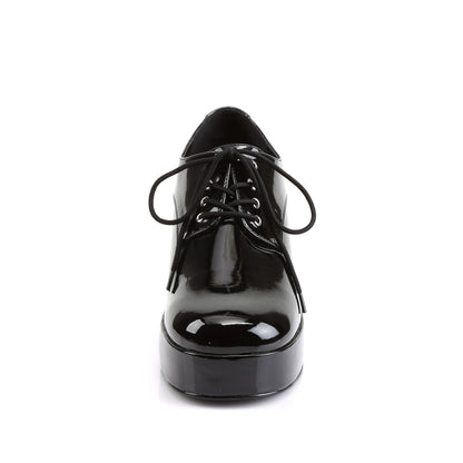 PIMP-02 3 1/2" Heel, 1 1/2" PF Men's Disco Platform w/Floating Fish