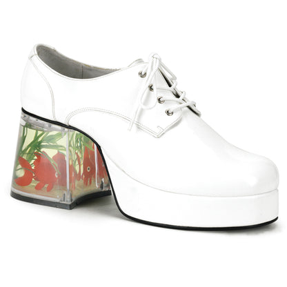 PIMP-02 3 1/2" Heel, 1 1/2" PF Men's Disco Platform w/Floating Fish