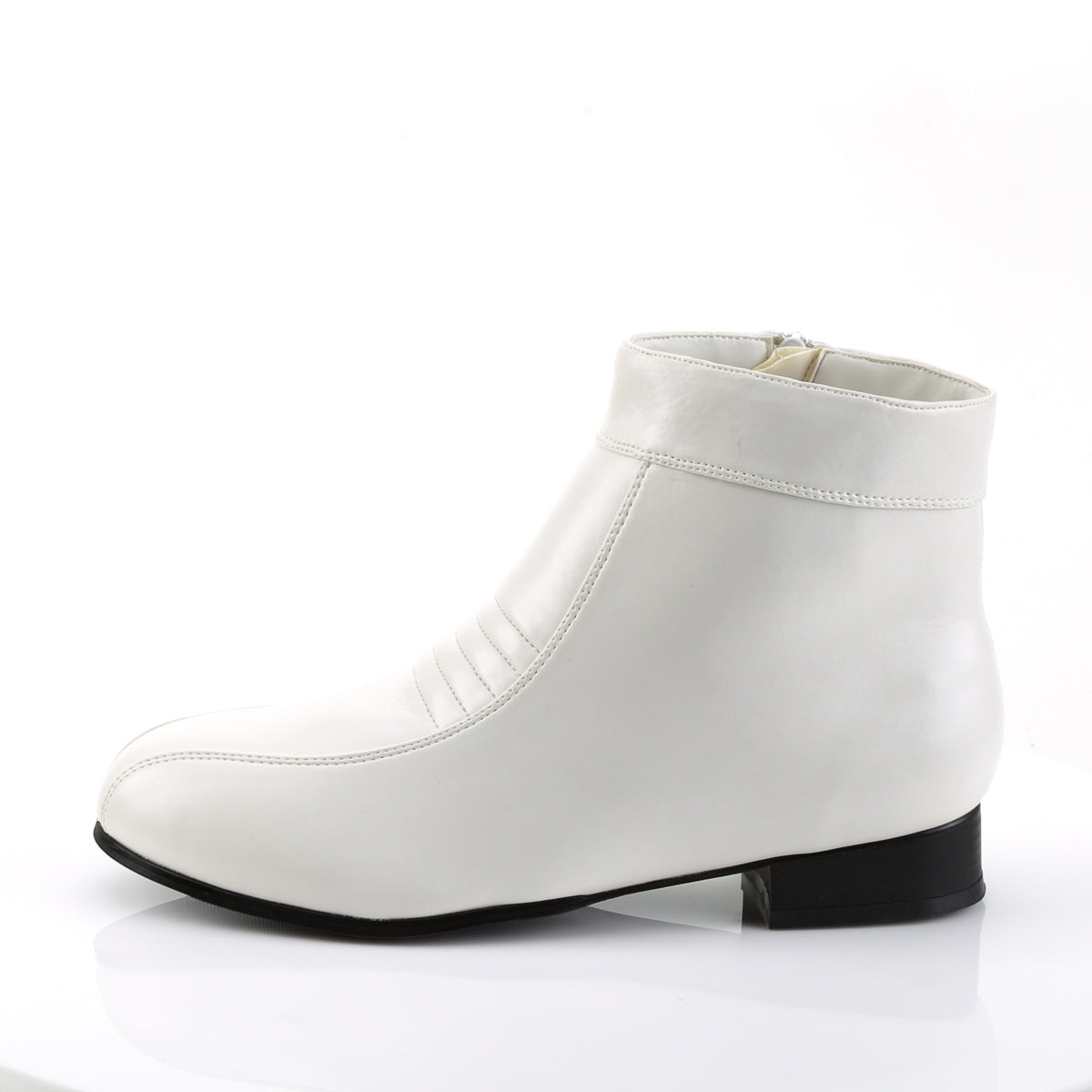 PIMP-50 **Men's White PIMP Shoes, Comic Book Hero, Trooper