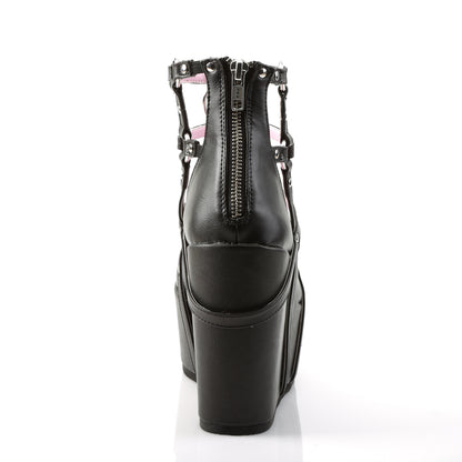 POISON-25-1 5" Wedge PF Cage Bootie, Back Metal Zip