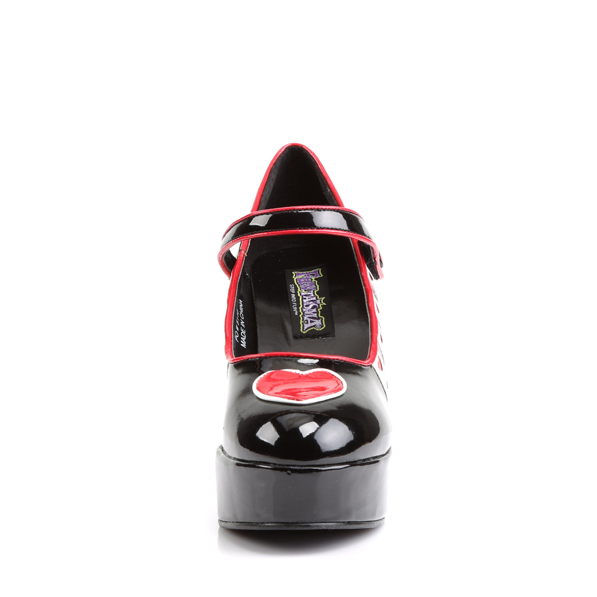 QUEEN-55 *4" Heel, Alice in Wonderland Queen Of Hearts Platform