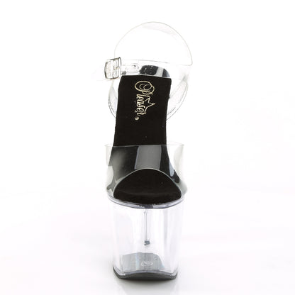 RADIANT-708 7" Heel, 3 1/4" PF Ankle Strap Sandal