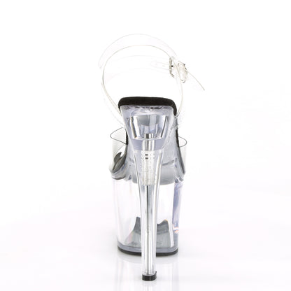 RADIANT-708 7" Heel, 3 1/4" PF Ankle Strap Sandal