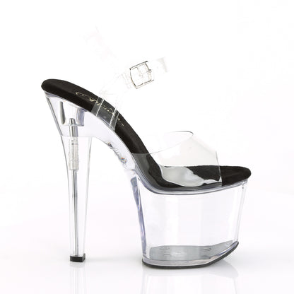 RADIANT-708 7" Heel, 3 1/4" PF Ankle Strap Sandal