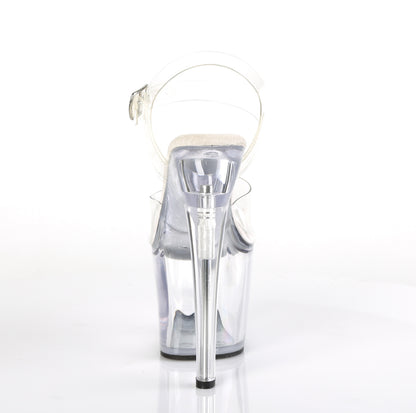 RADIANT-708 **7" Heel, 3 1/4" PF Ankle Strap Sandal