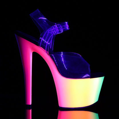RAINBOW-308UV 7" Heel, 2 3/4" PF Ankle Strap Sandal