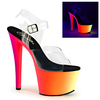RAINBOW-308UV 7" Heel, 2 3/4" PF Ankle Strap Sandal