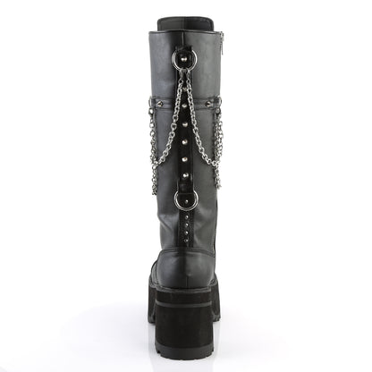 RANGER-303 3 3/4" Heel, 2 1/4" PF Knee High Boot, Metal Side Zip