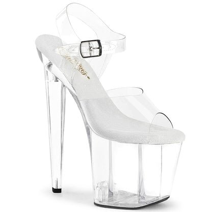 RAZZLE-808 8" Heel, 3 1/2" PF Ankle Strap Sandal