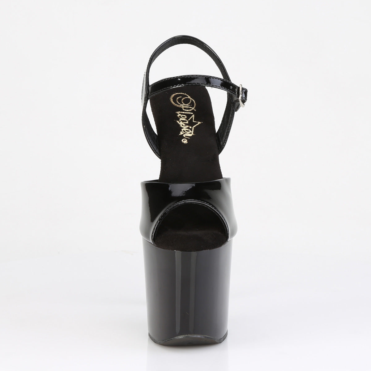 RAZZLE-809 8" Heel, 3 1/2" PF Ankle Strap Sandal