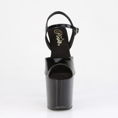 RAZZLE-809 8" Heel, 3 1/2" PF Ankle Strap Sandal