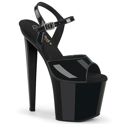 RAZZLE-809 8" Heel, 3 1/2" PF Ankle Strap Sandal