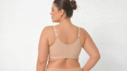 Women’s Mastectomy Bra with Pockets for Prosthesis – Front Closure Wireless