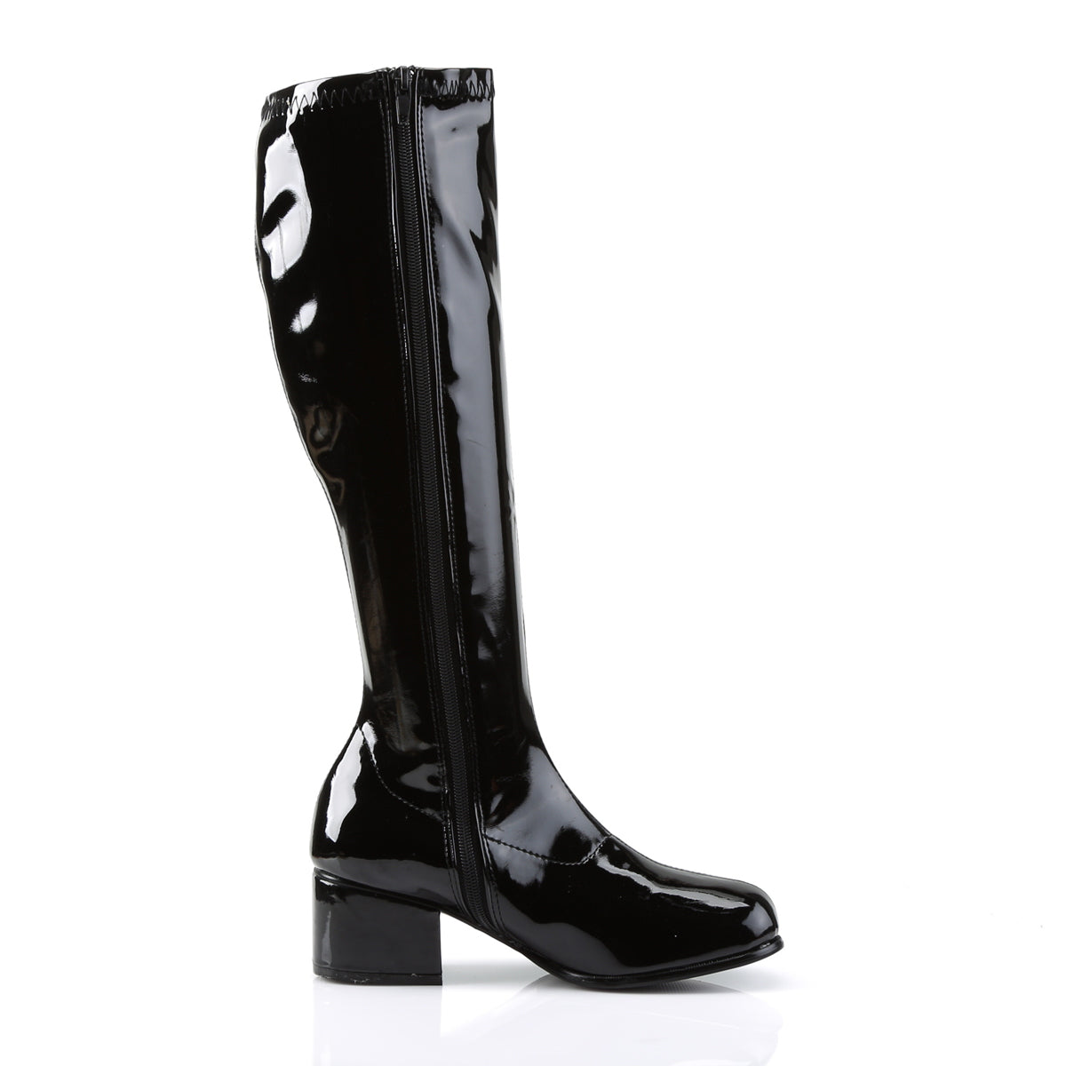 RETRO-300 **2" Block Heel ST Boot, Retro, Gogo