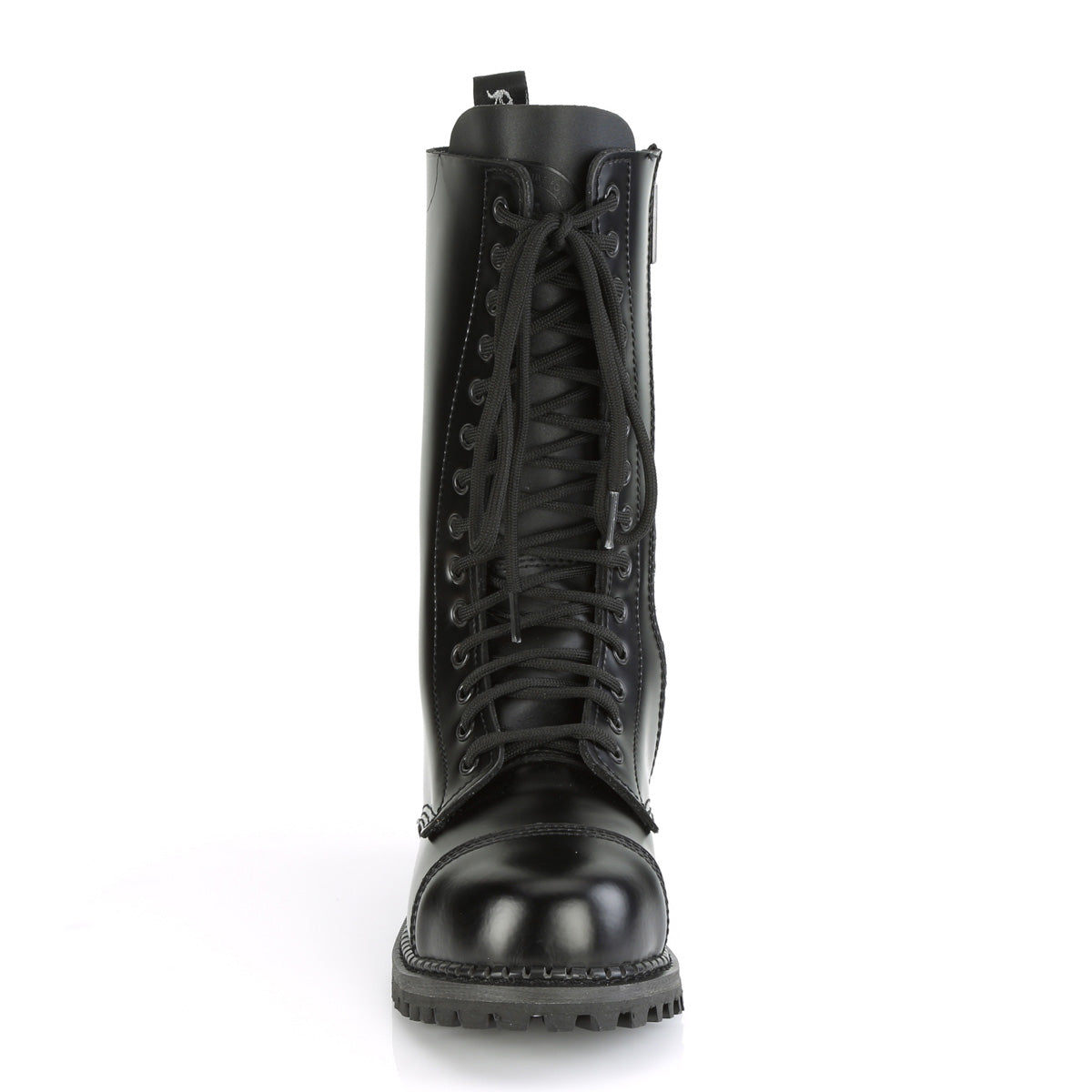 RIOT-14 14 Eyelet Unisex Steel Toe Mid Calf Boot, Rubber Sole