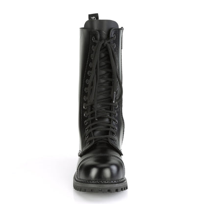 RIOT-14 14 Eyelet Unisex Steel Toe Mid Calf Boot, Rubber Sole