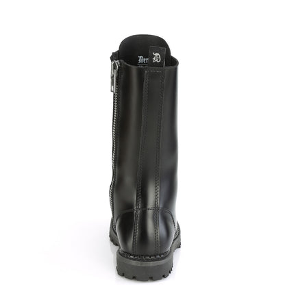 RIOT-14 14 Eyelet Unisex Steel Toe Mid Calf Boot, Rubber Sole