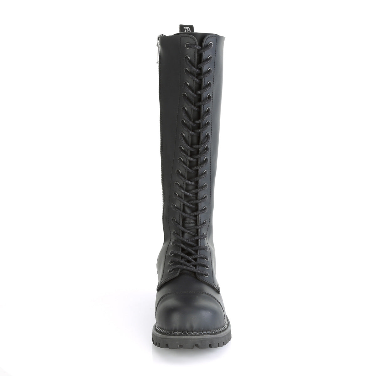 RIOT-20 20 Eyelet Unisex Steel Toe Knee Boot, Rubber Sole