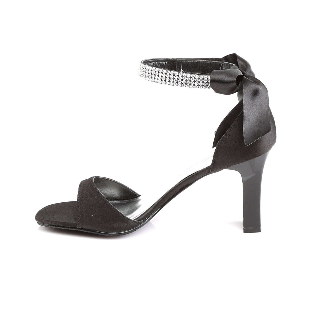 ROMANCE-372 *3 1/4" Square Heel Closed Back Sandal W/Bow