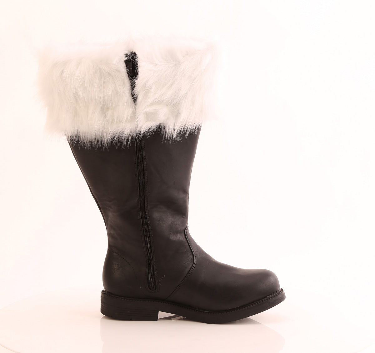 SANTA-106WC Wide Calf Santa Boots with Fur Cuff