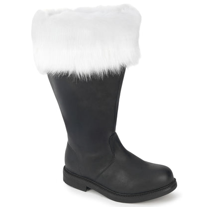 SANTA-106WC Wide Calf Santa Boots with Fur Cuff