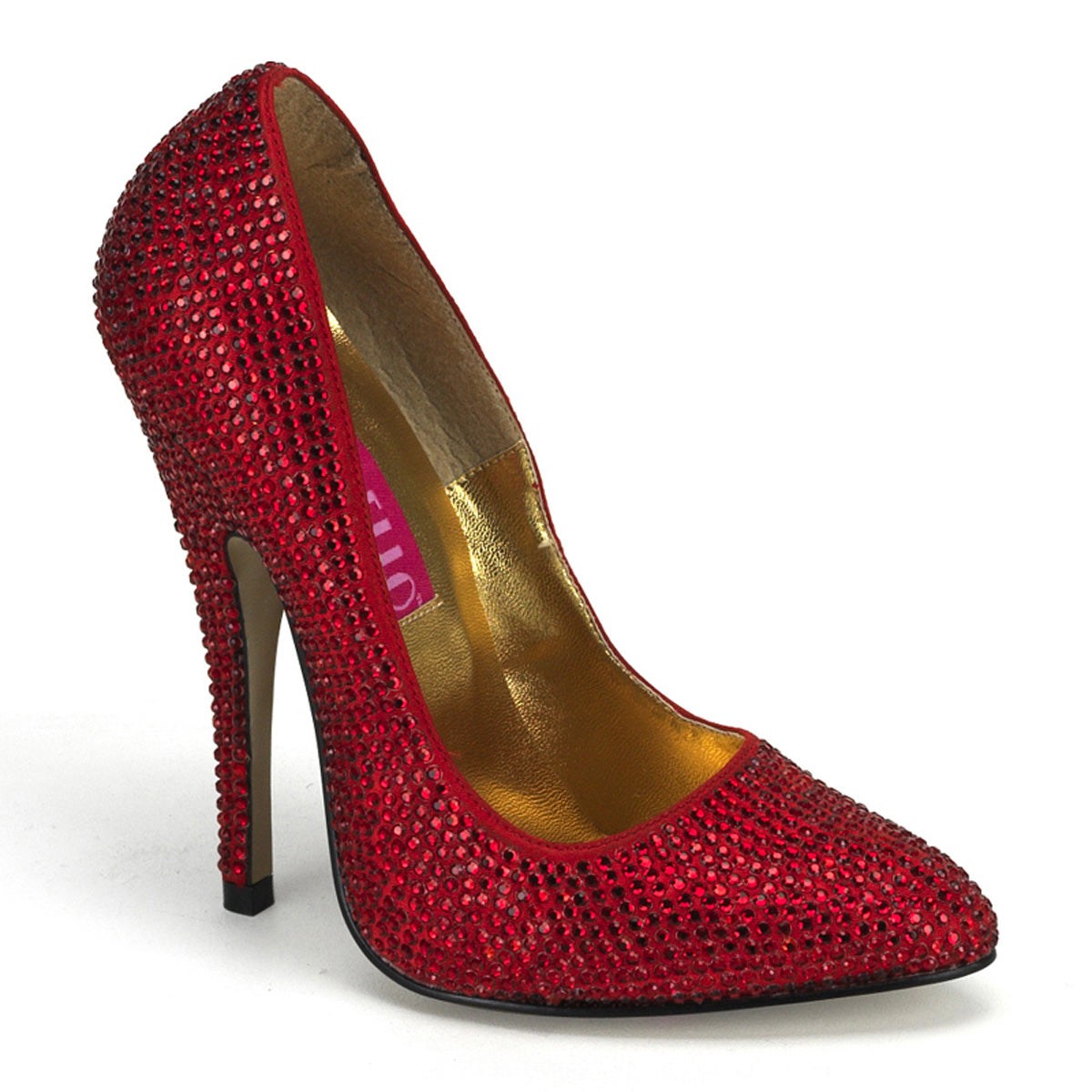 SCANDAL-620R *5 1/2" Spike Heel Rhinestone Pump