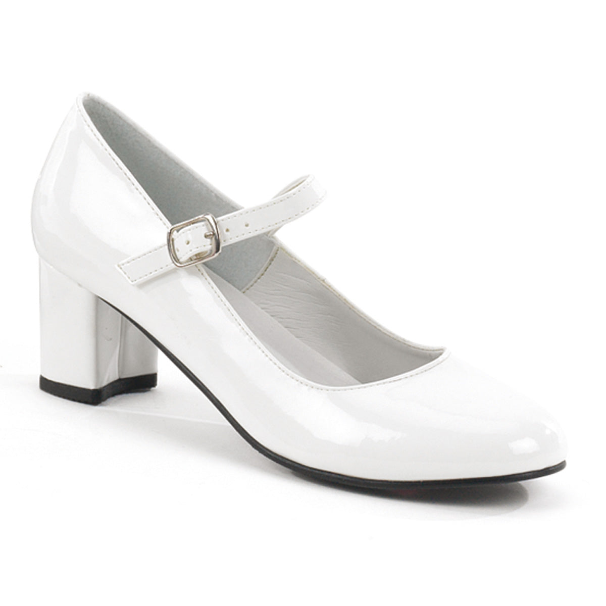 SCHOOLGIRL-50 *2" Heel Plain Mary Jane Schoolgirl Retro Shoe