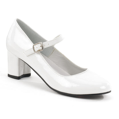 SCHOOLGIRL-50 *2" Heel Plain Mary Jane Schoolgirl Retro Shoe
