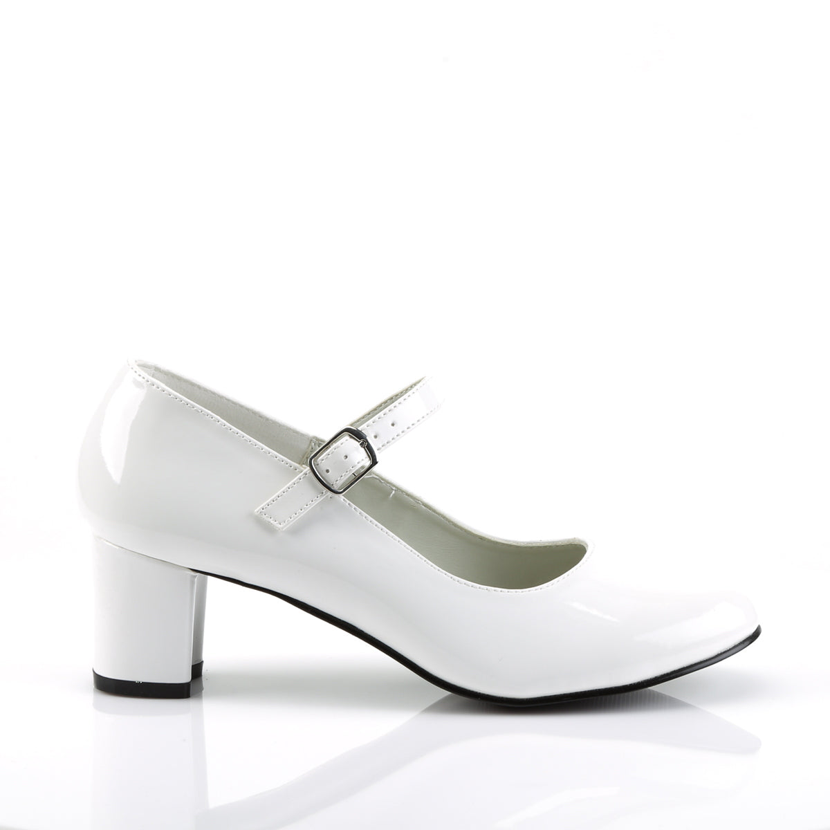SCHOOLGIRL-50 *2" Heel Plain Mary Jane Schoolgirl Retro Shoe