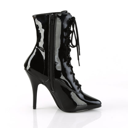 SEDUCE-1020 5" Lace-Up Ankle Boot, Side Zip